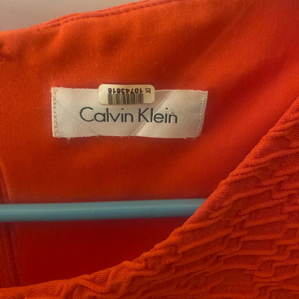 Calvin Klein work dress pink